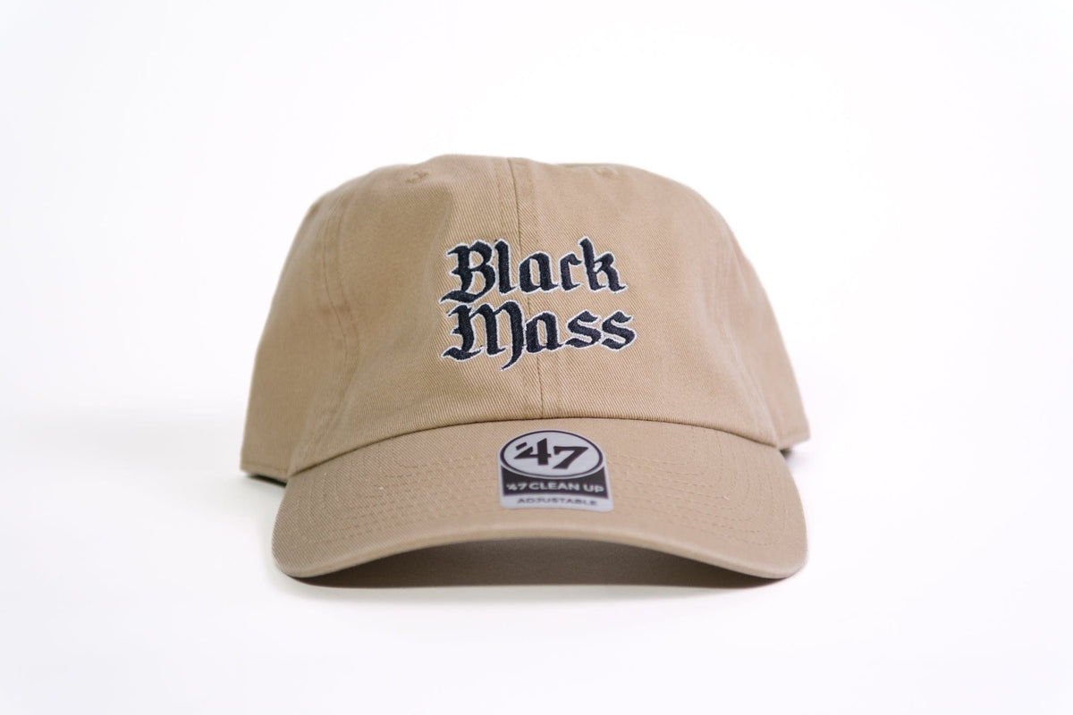Black Mass Electronics Black Mass Logo Dad Hat Khaki