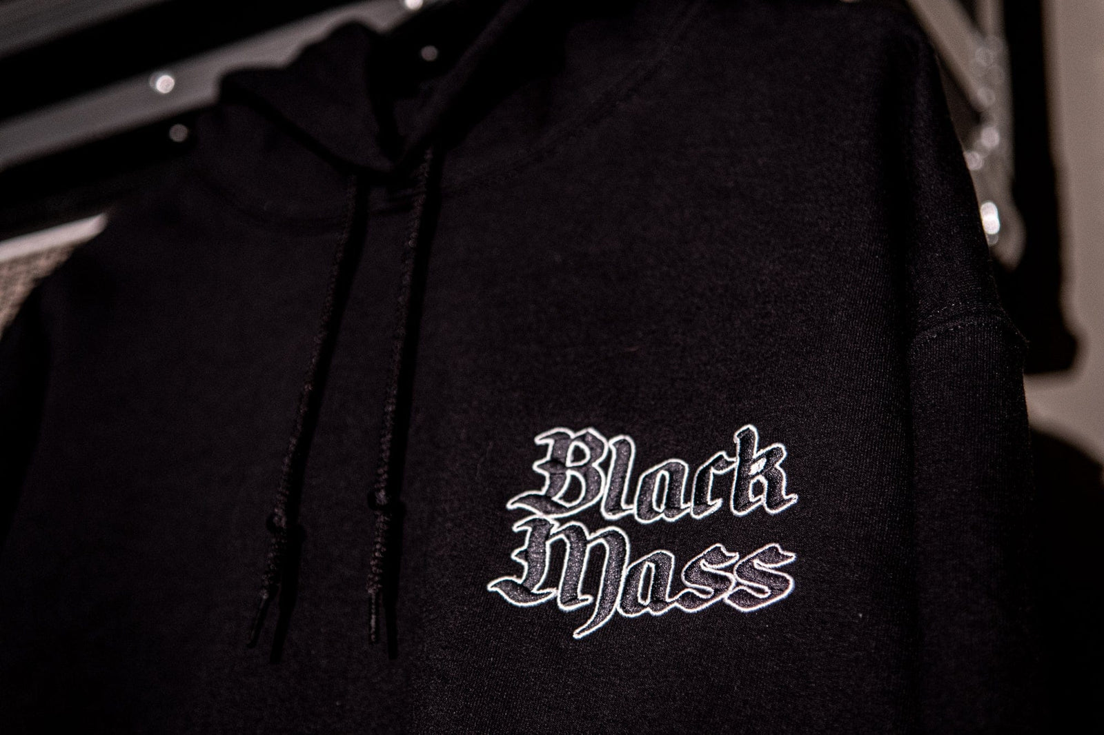Black Mass Electronics Embroidered Logo Hoodie