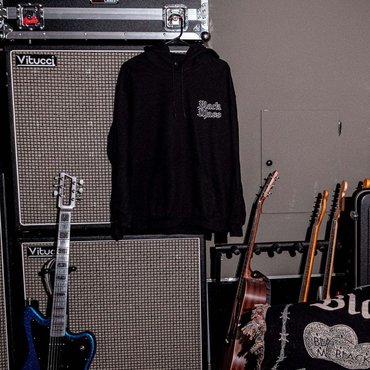 Black Mass Electronics Embroidered Logo Hoodie