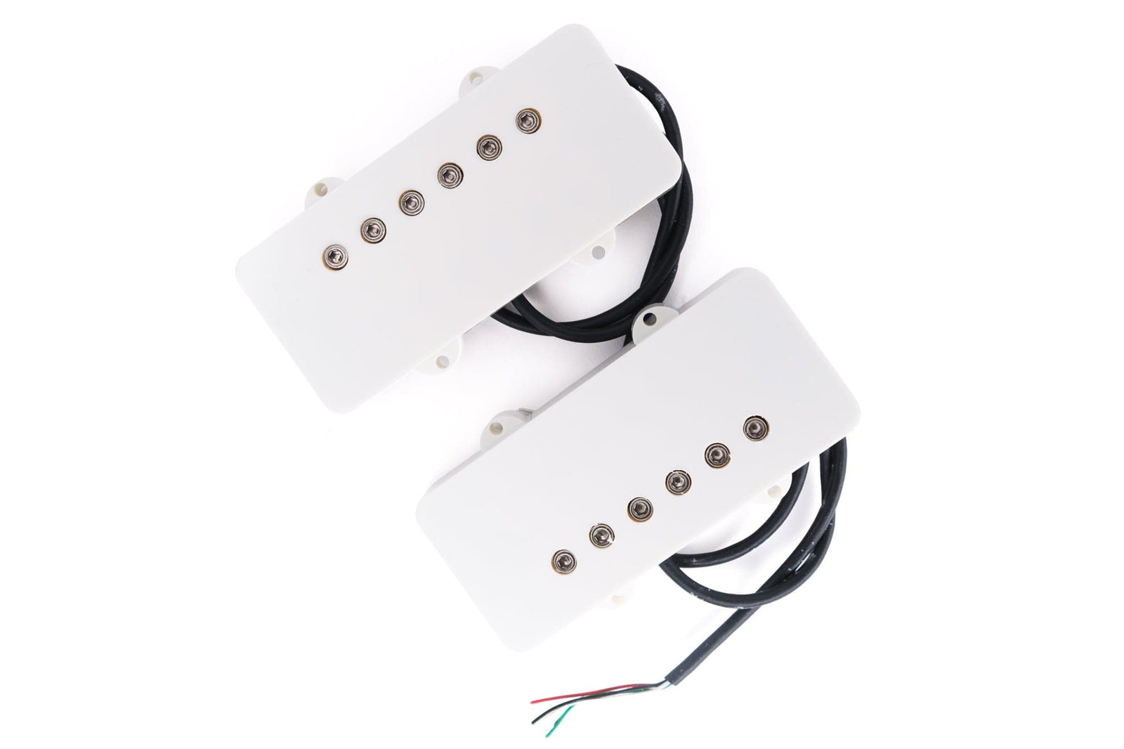 Black Mass Electronics Raw Earth Humbucker Set (JM Sized) Set / White