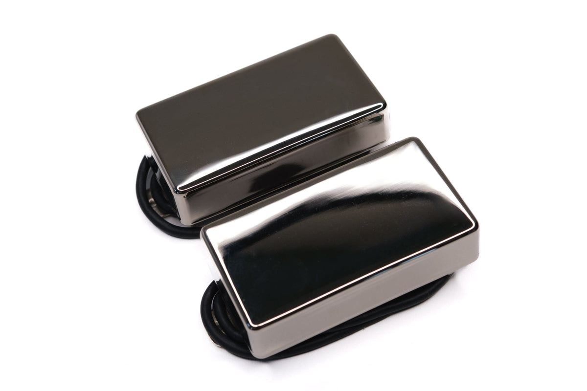 Black Mass Electronics Raw Earth Humbucker Set Set / Nickel (No Holes)