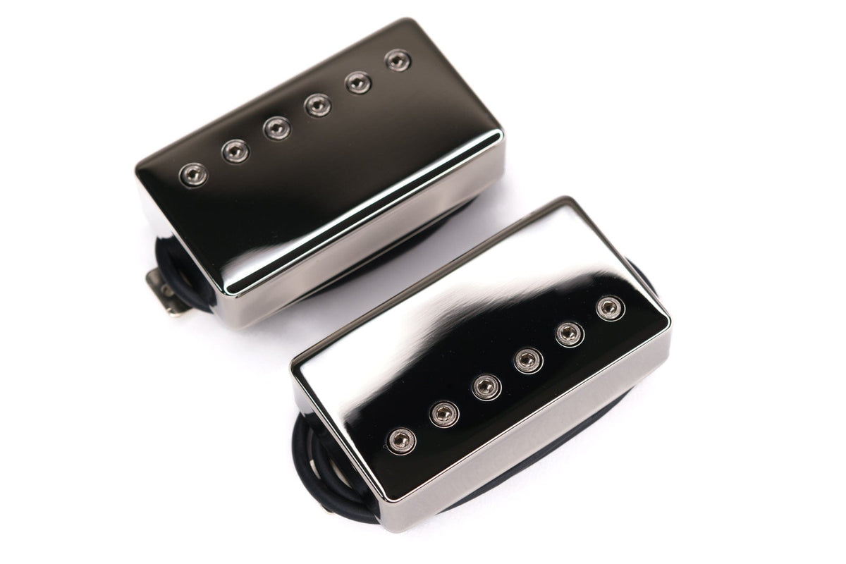Black Mass Electronics Raw Earth Humbucker Set Set / Nickel (Offset Holes)